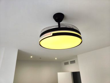 Ventiladores de techo Instalación de ventilador de techo con luz en vivienda o negocio en Granada y provincia
